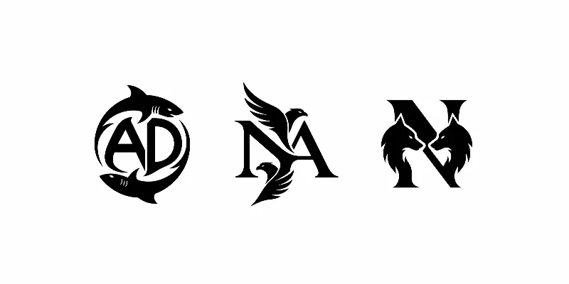 Minimalist Animal Monogram Logos generated by undefined