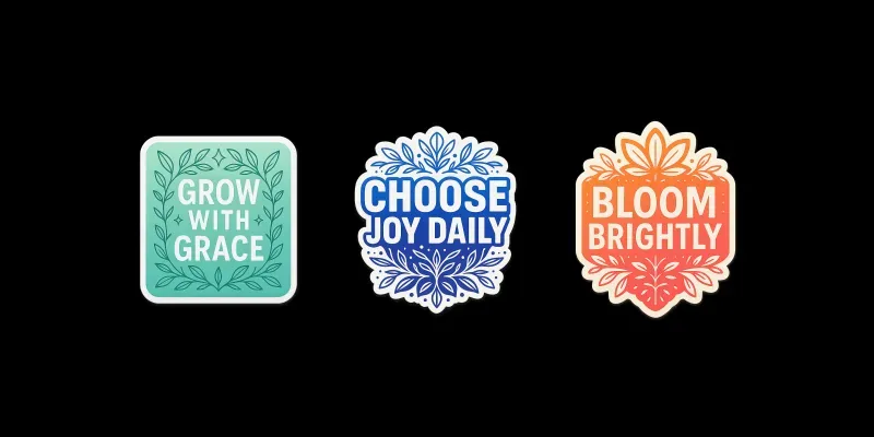 Diecut Sticker Designs generated by undefined