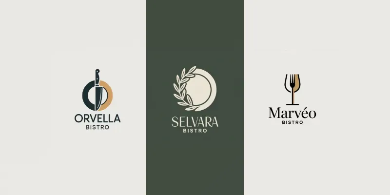 High End Cafe Restaurant Logos