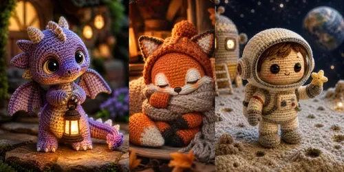 Cozy Crochet Character Creators generated by chatgpt-image