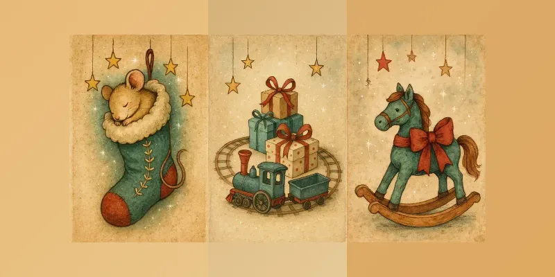 Whimsical Vintage Holiday Tales generated by undefined