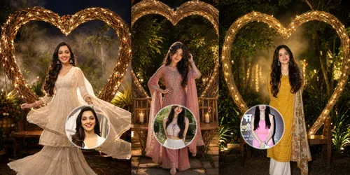 Romantic Heart Frame Portraits generated by chatgpt-image