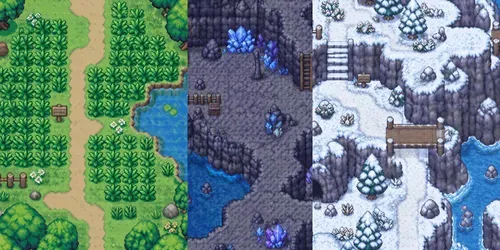 16bit RPG Exploration Screen Generator generated by chatgpt-image