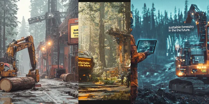 Futuristic Lumberjack Cinematics generated by undefined