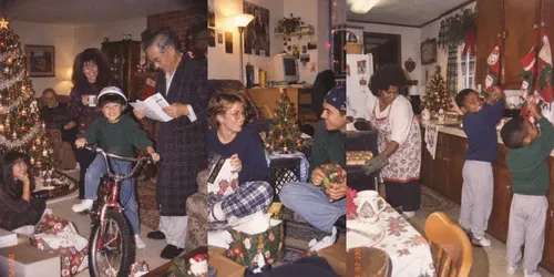 90s Christmas Morning Photos generated by chatgpt-image