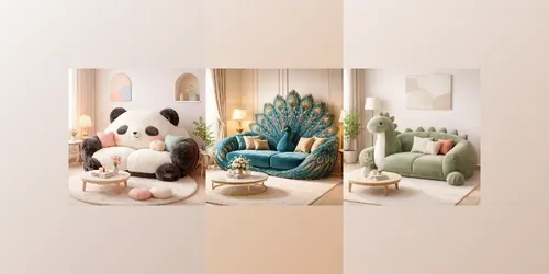 Whimsical Animal Furniture Art Style generated by chatgpt-image