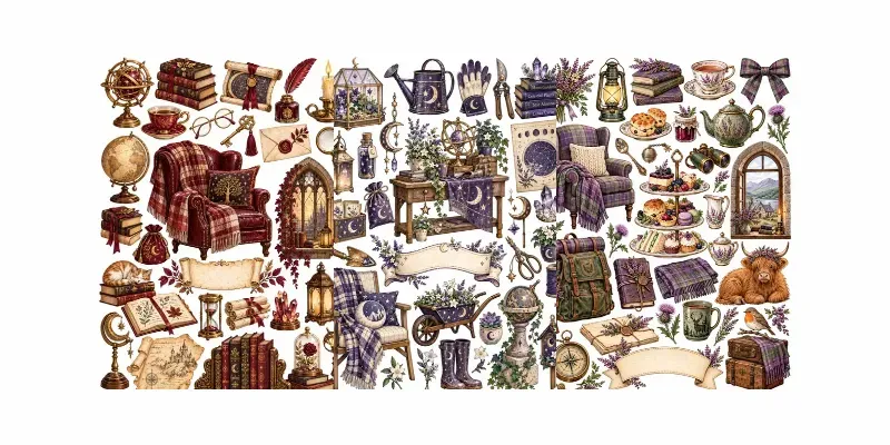 Cozy Lifestyle Adventure Sticker Sets