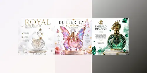 Luxury Scent Poster Packs generated by chatgpt-image