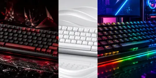 Premium Keyboard Advertisement Generator generated by chatgpt-image