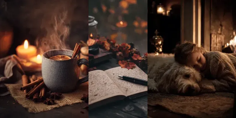 Cozy Autumn Lifestyle Photography generated by undefined
