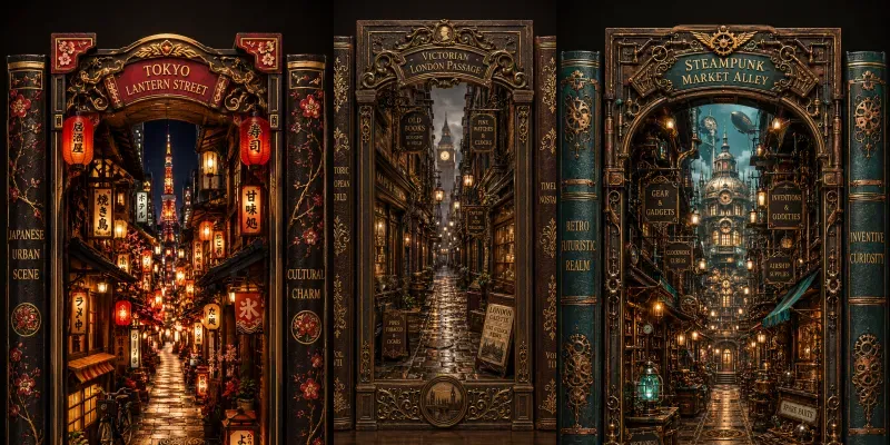 Premium Book Nook Collections generated by undefined