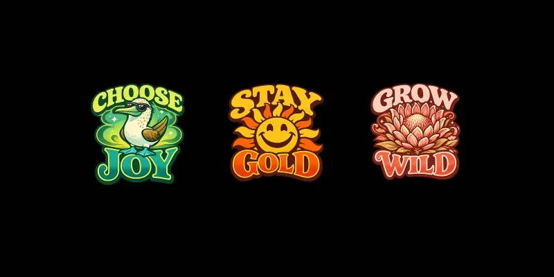 Aesthetic Quote Sticker Designs Pods generated by undefined
