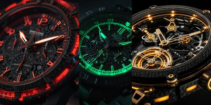 Futuristic Luxury Wristwatch Photos generated by undefined