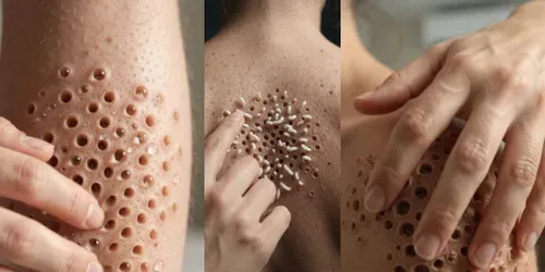 Trypophobia Skin ASMRs generated by grok-video