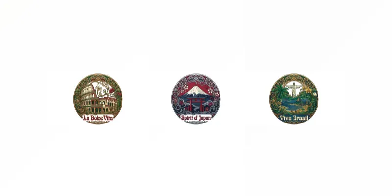 World Spirit Art Nouveau Country Emblems generated by undefined