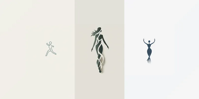 Stickman Minimalist Icon Elegances generated by undefined