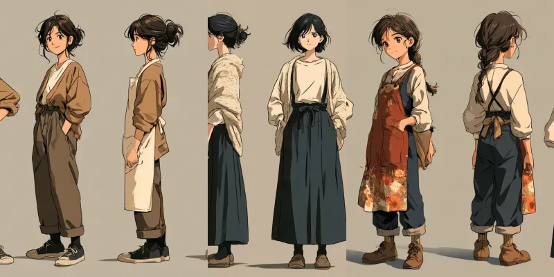 Cozy Sliceoflife Anime Character Sheets