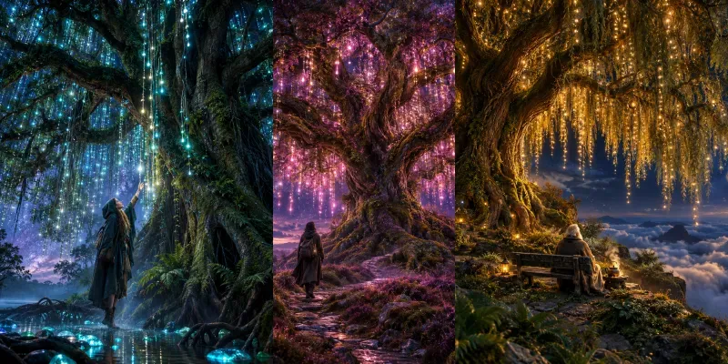 Glowing Tree Dreamers generated by undefined