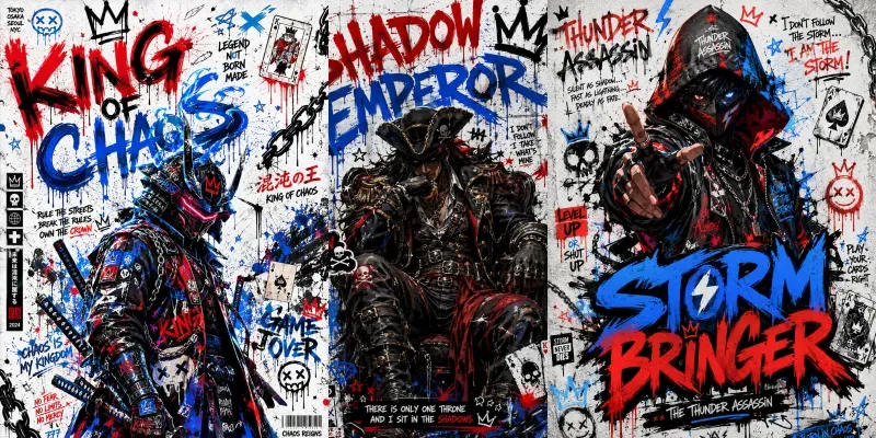 Chaos Legends Graffiti Icons generated by undefined