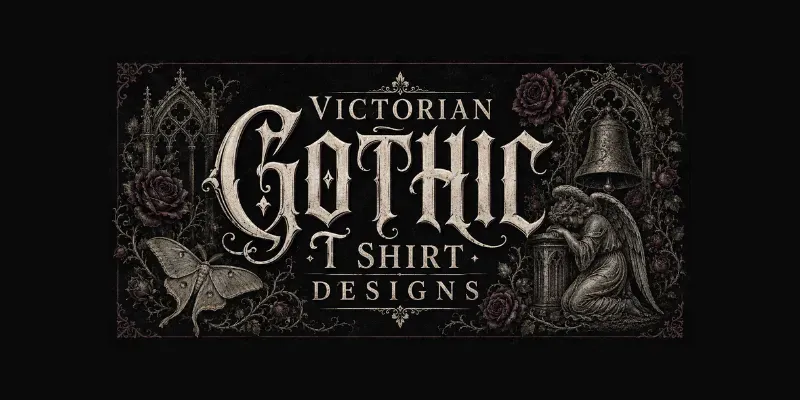 Victorian Gothic T Shirt Designs generated by undefined