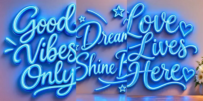 9 O Script Wall Art