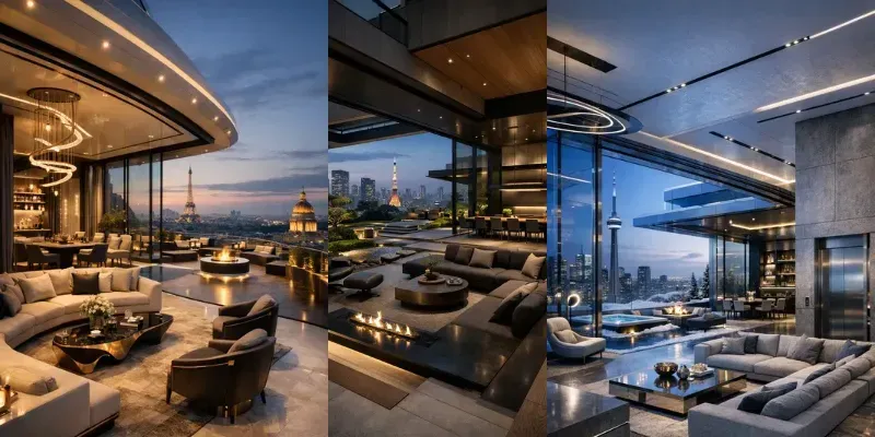 Elite Sky Penthouse Architecture generated by undefined
