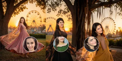 Sunset Park Fashion Portraits generated by chatgpt-image