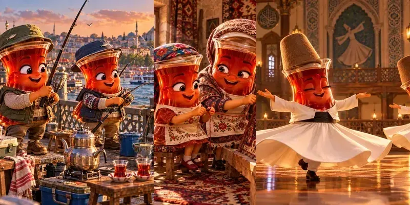 Tea Time Turkeys