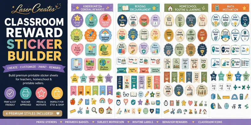Classroom Reward Sticker Builders generated by undefined