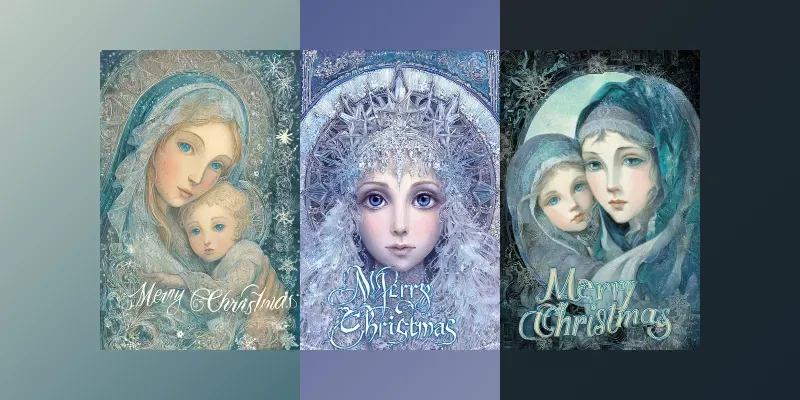 Intricate Christmas Cards generated by undefined