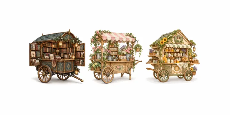 Artisan Flower Shop Carts generated by undefined