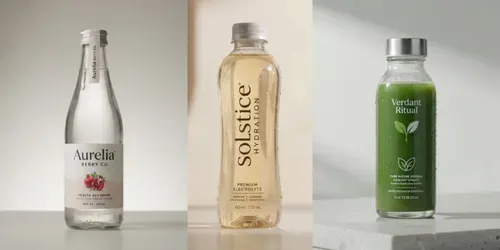 Premium Health Drink Video Ads generated by veo