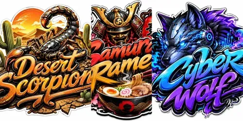 3D Graffiti Logo Creators Pro generated by chatgpt-image