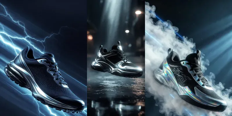 Ultrapowerful Athletic Sport Footwear generated by undefined