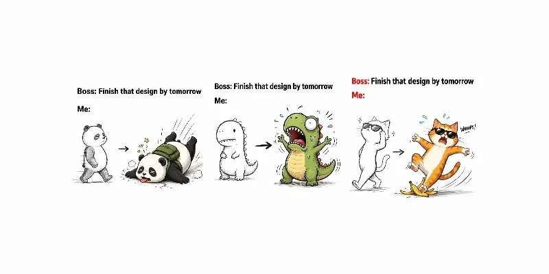 Funny Work Meme Cartoons generated by undefined