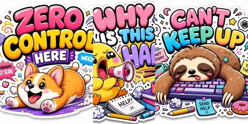 Loud Mood Animal Sticker Sets generated by chatgpt-image