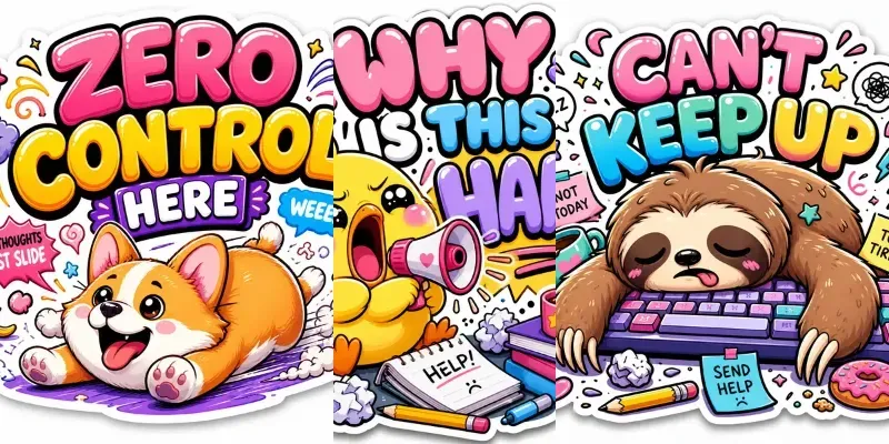 Loud Mood Animal Sticker Sets generated by undefined