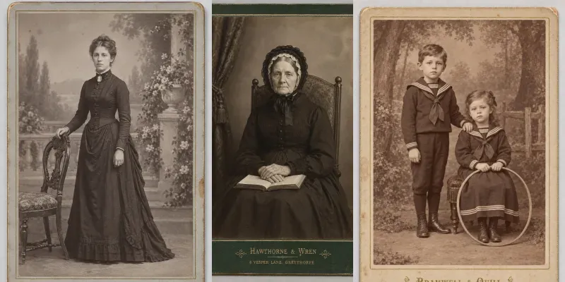 Victorian Cabinet Card Portraits