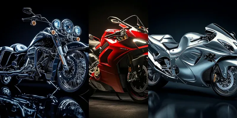 Realistic Motorcycle Sticker Pack generated by undefined