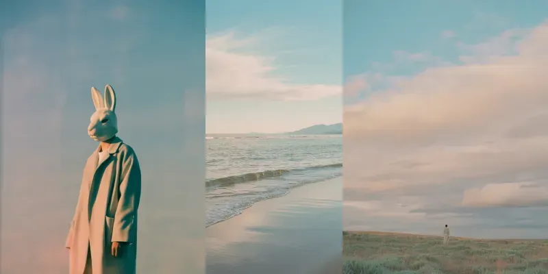 Soft Pastel Minimalist Analog Photos generated by undefined