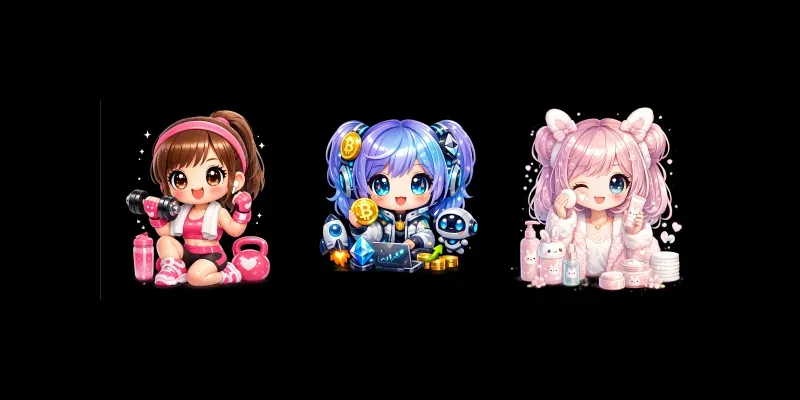 Kawaii Content Machines generated by undefined