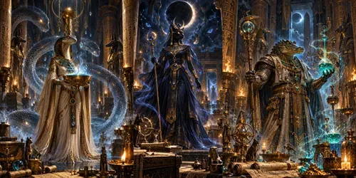 Mystical Egyptian Guardians generated by chatgpt-image