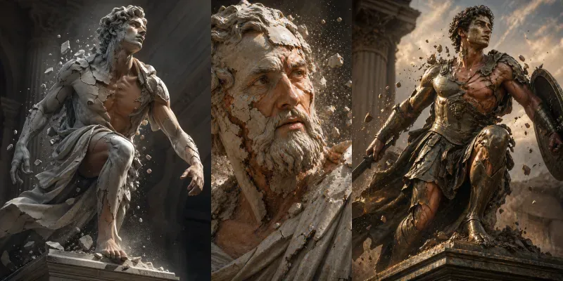 Mythic Awakened Stone Figures generated by undefined
