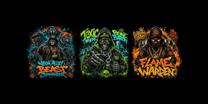 Street Graffiti Alpha Characters generated by undefined