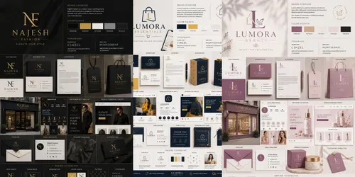 Premium Brand Identity Designs generated by chatgpt-image