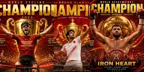 Cinematic Championship Posters generated by chatgpt-image