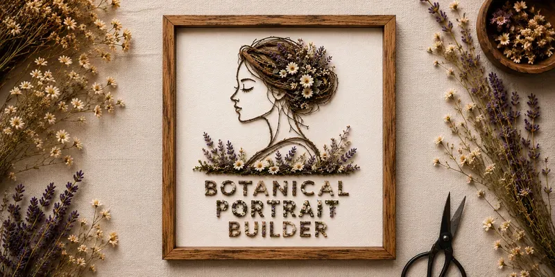 Botanical Portrait Builders generated by undefined