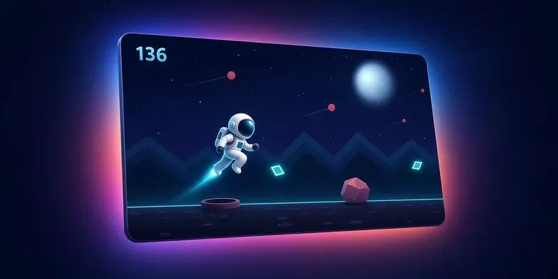 Singlefile Html5 2D Endless Runner Game