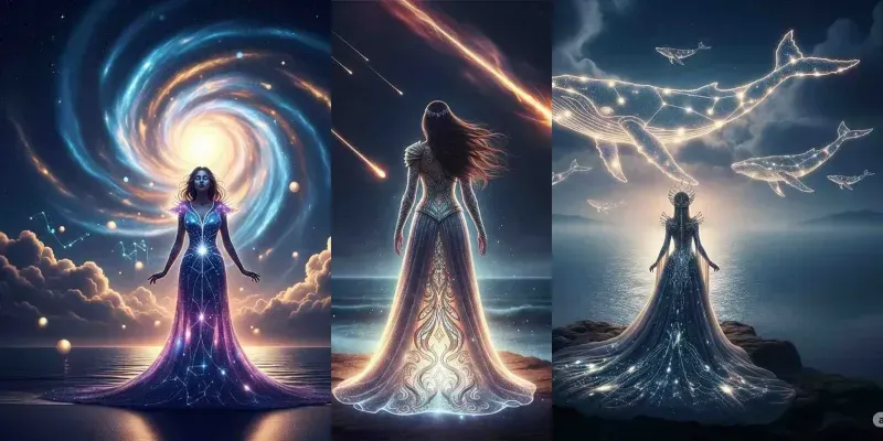 Cinematic Mystic Night Scenes generated by undefined
