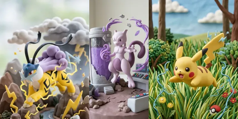 Pokemon Claymates Art